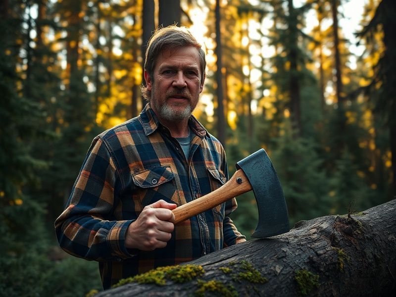 A candid shot of Bryce Boettcher conducting an interview with an athlete in a locker room setting, capturing an unscripted mo