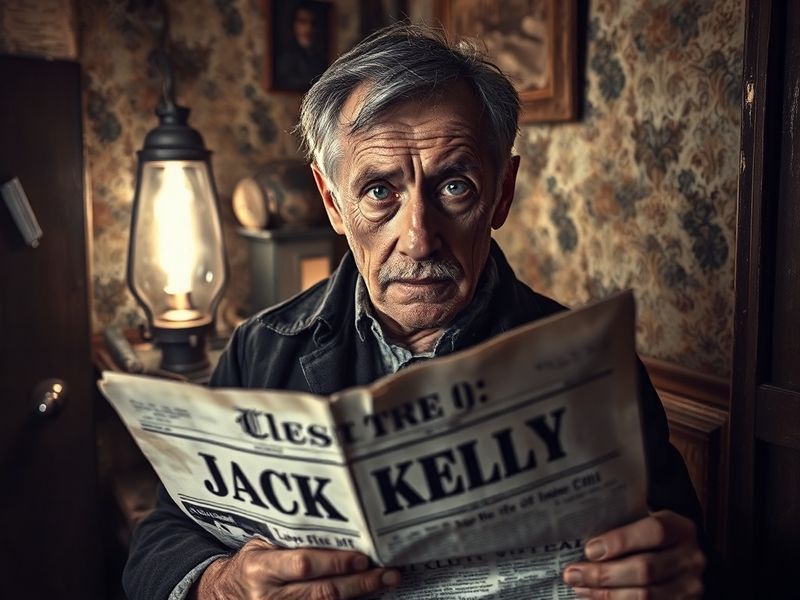 A candid photo of Jack Kelly mid-conversation, wearing casual athletic wear, in a modern home gym setting with natural light