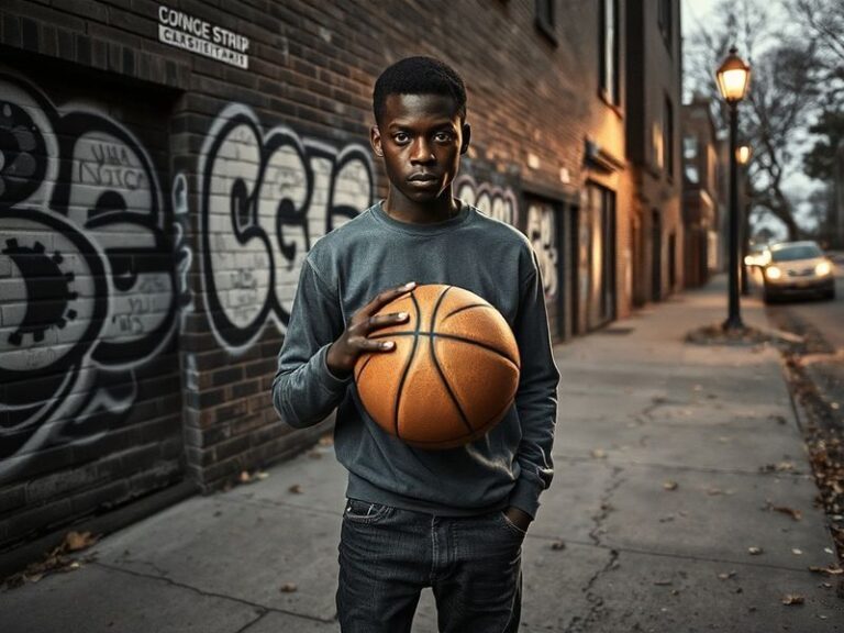A dynamic action shot of Demond Claiborne mid-sprint on a football field, wearing a college jersey, with a blurred track back
