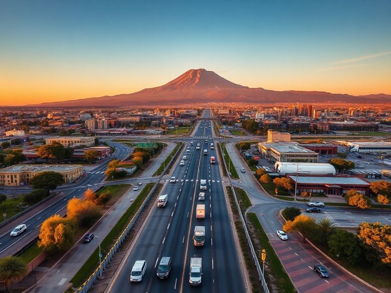 A vibrant stadium atmosphere during a Toluca vs León match, with red and green fan sections creating a sea of color, under st