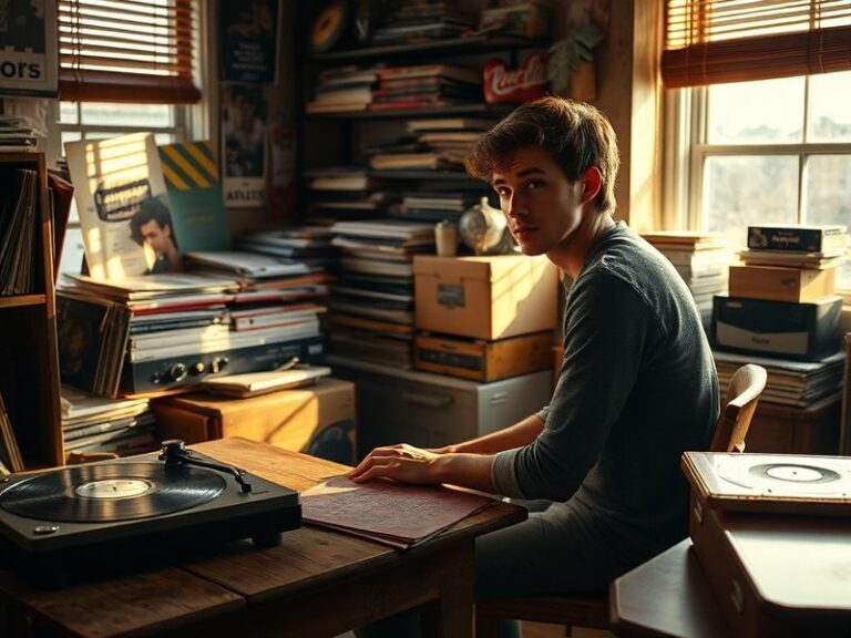 A candid outdoor portrait of Matt Friend in Asheville, North Carolina, wearing a running shirt and holding a trail map, with