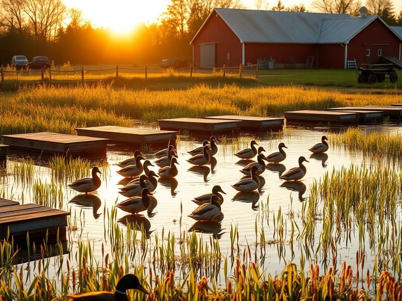 A vibrant scene at Bethpage Ballpark during a Long Island Ducks game, featuring the team’s mascot QuackerJack interacting wit