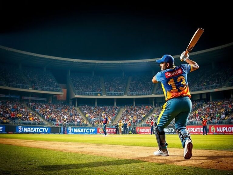 A split-image visual: on one side, CSK’s yellow jersey with Dhoni’s iconic helmet; on the other, GT’s black and blue kit with