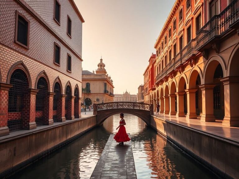 A wide-angle shot of El Sadar Stadium during the Osasuna vs Sevilla match, showing the packed stands, players in mid-action,