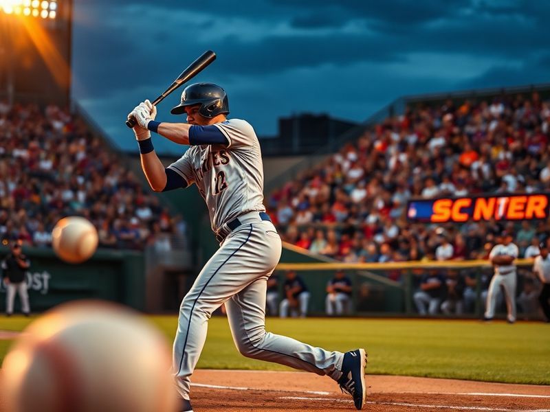 A split-screen image showing a Rockies batter hitting a home run at Coors Field on one side, and a Mets pitcher striking out