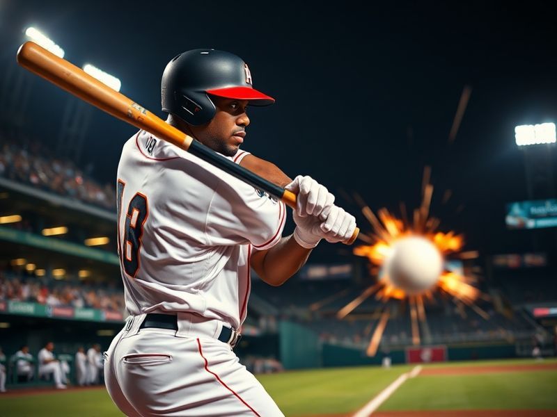 A mid-career action shot of Reggie Sanders in a Miami Marlins coaching uniform, standing on the field with a focused expressi
