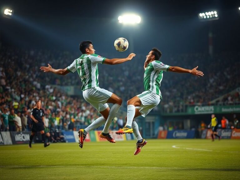 A dynamic action shot of a Bragantino vs Palmeiras match at Allianz Parque, showing players in intense competition with São P
