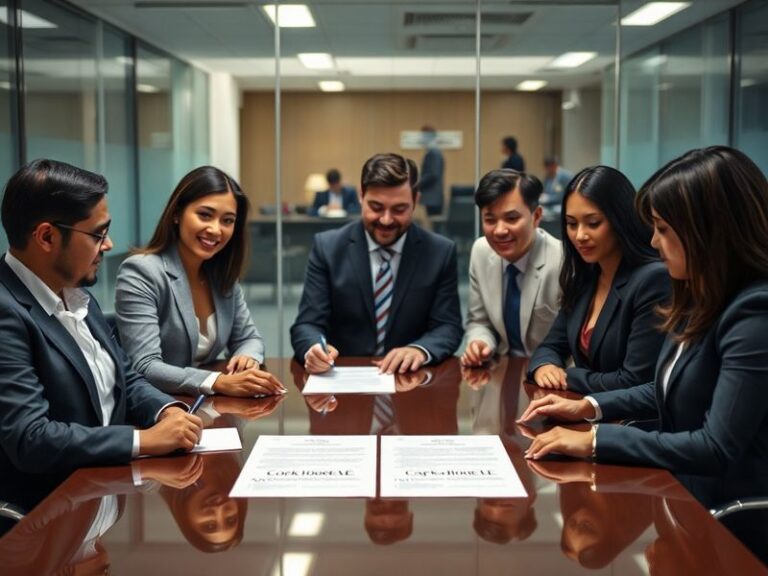 A courtroom scene with a gavel and legal documents, symbolizing the class action settlement. The background features a digita