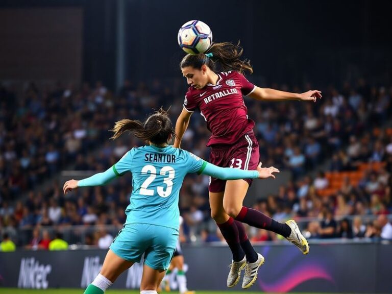 A dynamic action shot from the Utah Royals FC vs Seattle Reign FC match at America First Field. The image shows players in bl