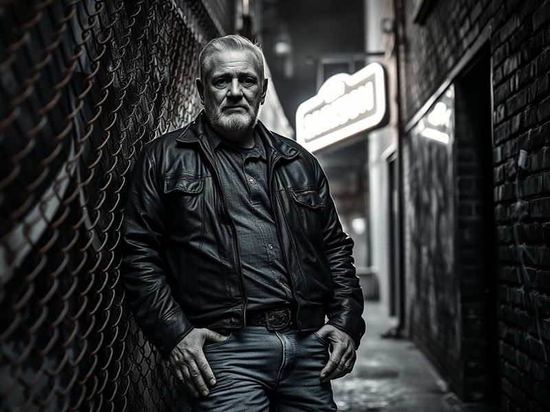 A vibrant live performance of Fabio Jackson on stage, bathed in colorful stage lights with a tropical backdrop and a diverse