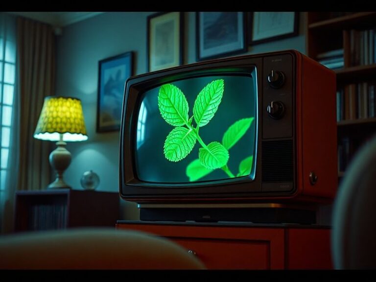 A cinematic still of four diverse characters in a dimly lit Seoul café, framed by neon signs and rain-slicked windows, evokin