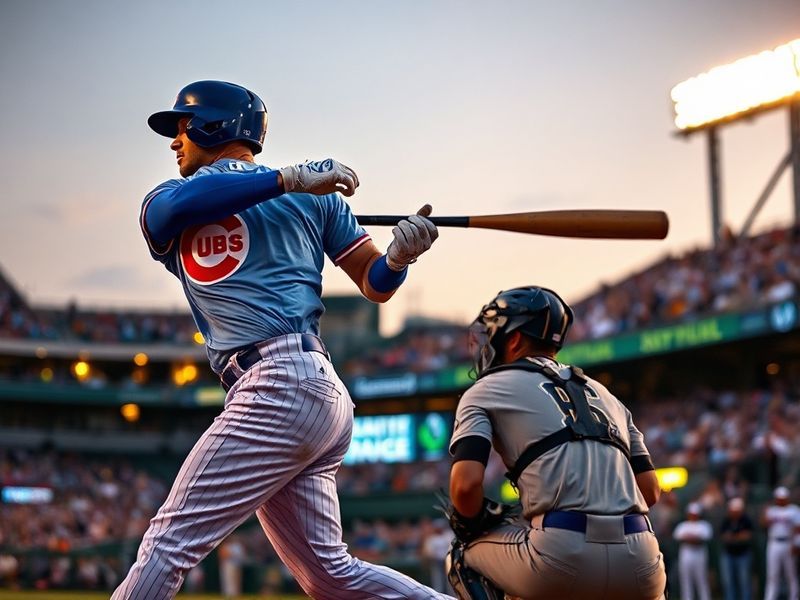 A split-screen image showing Wrigley Field’s iconic ivy-covered walls on one side and Petco Park’s modern, open-air design on