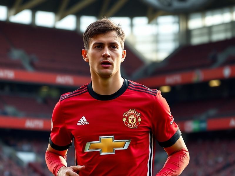 A split-image showing Manchester United's classic 1998-99 treble-winning shirt on the left and a modern 2023-24 home kit on t