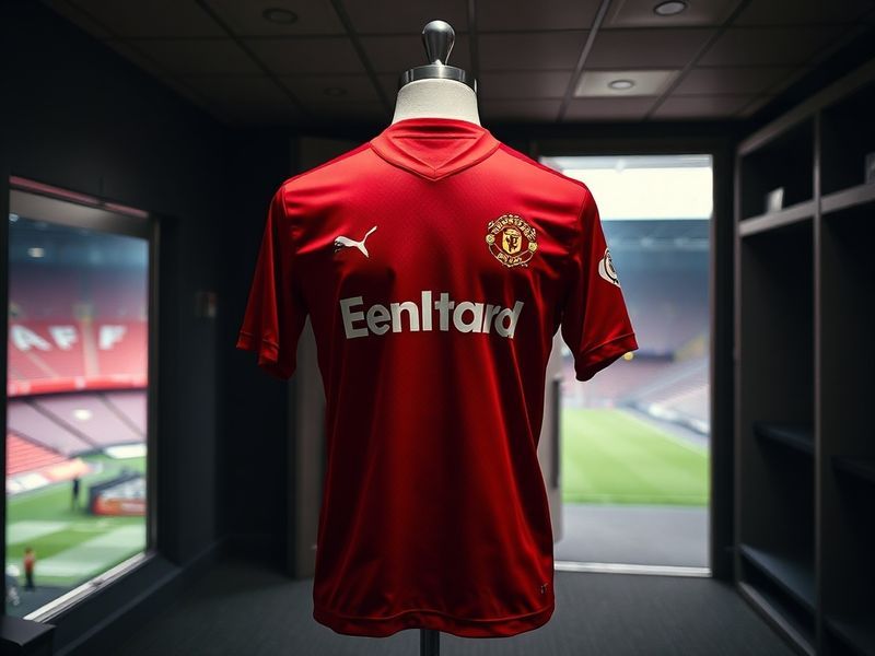 man utd football shirt