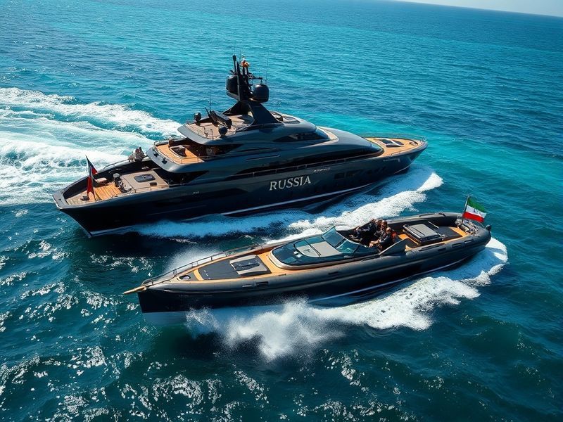 russian superyacht strait of hormuz