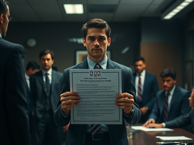 A close-up shot of Diego Pavia in action during a game, wearing his team's jersey with a focused expression, surrounded by te