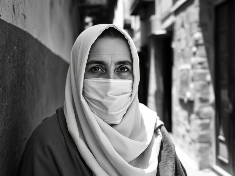 A close-up shot of a Hakima Boukeroui draped dress in neutral tones, showcasing intricate pleating and organic textures, with