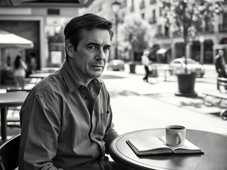 A candid, softly lit portrait of Erik Per Sullivan as a young boy around age 10-12, wearing a simple striped shirt, with a ge