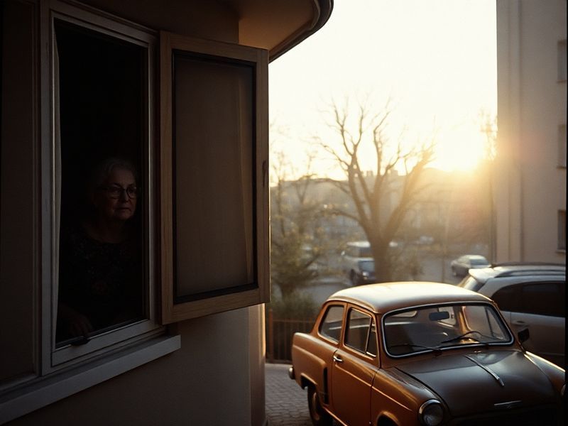A split-screen image: on one side, a bustling Tokyo street with neon lights reflecting on wet pavement; on the other, a rural