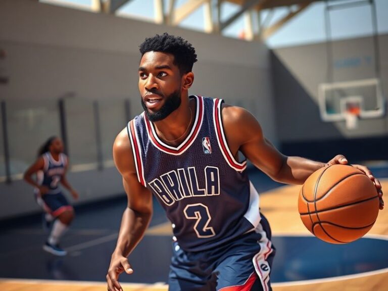 A dynamic action shot of Jamal Cain in a Miami Heat uniform, mid-motion on defense with his arms outstretched, showcasing his