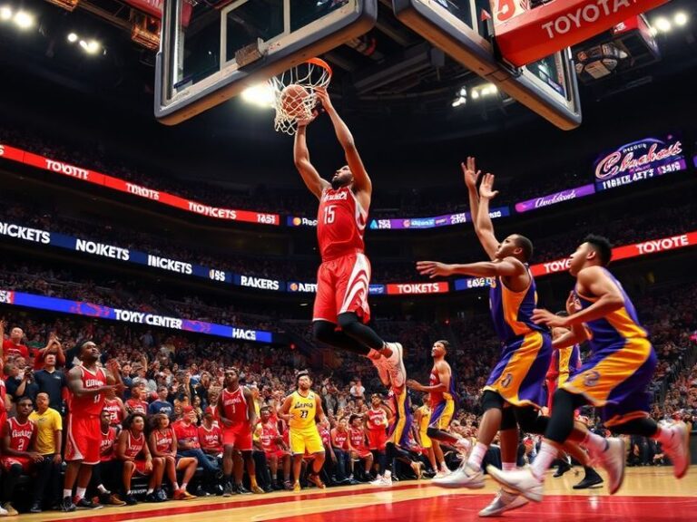 houston rockets vs lakers timeline
