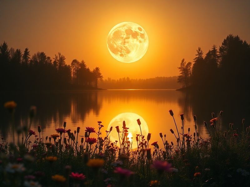 flower moon full moon