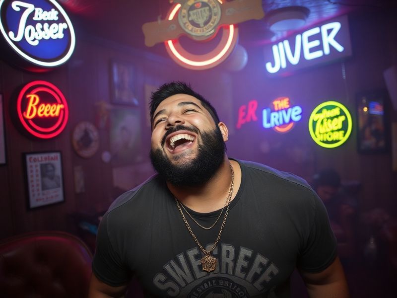 A split-image style photo featuring Ronnie Ortize in his Jersey Shore days on the left, with a more recent candid shot of him