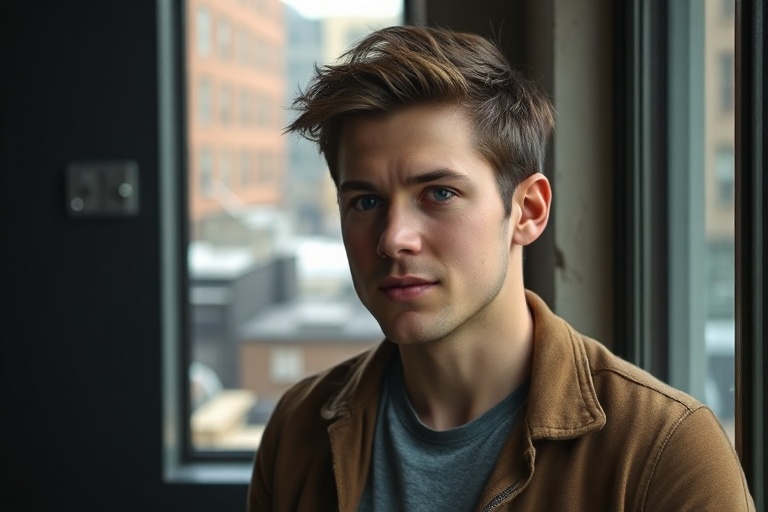 A moody, atmospheric image of an open book with mathematical equations and blood-red ink stains on its pages, set on a wooden
