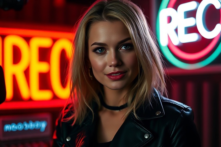 A candid outdoor portrait of Zara Tindall, dressed in equestrian attire, riding a horse in a lush green field with a soft, na