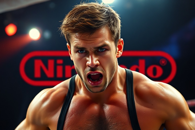 A split-screen image showing Cody Rhodes in a wrestling ring on one side and a screenshot from WWE 2K14 on the other, with a