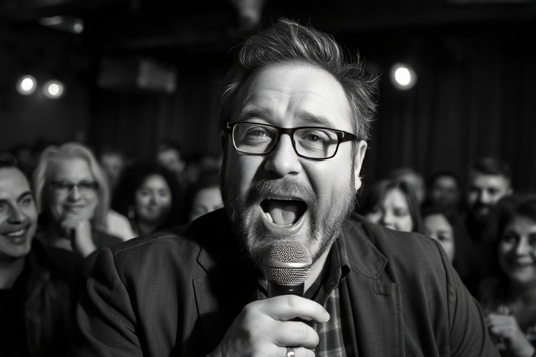 A split-screen image showing Danny MaFs on the left in a casual setting, reacting to a viral trend, and on the right, a smart