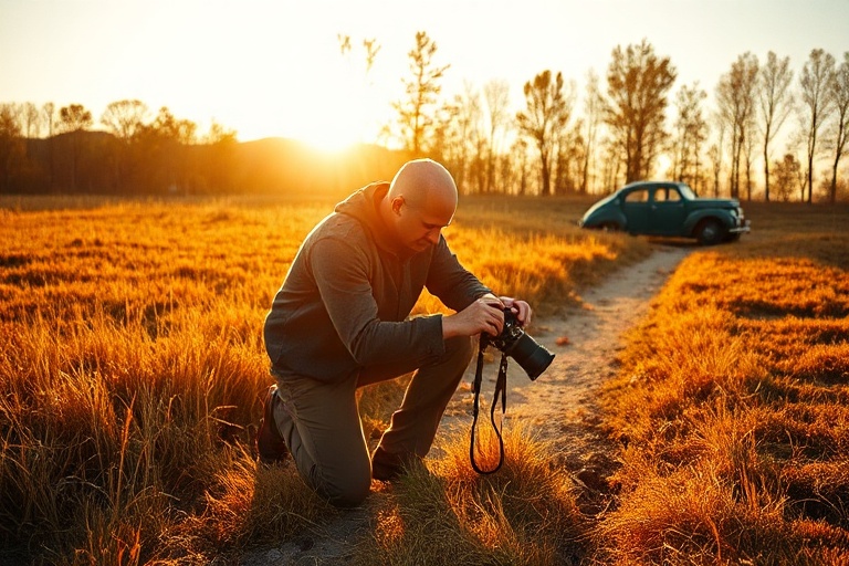 A mid-career portrait of Carrie Johnson in a newsroom or field setting, wearing professional attire with a notepad or microph