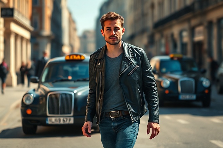 A dynamic photo of Jake Quickenden hosting a gaming stream on Twitch, wearing headphones and smiling at the camera, with a co