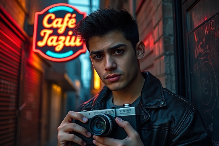 A split-image composition: the left side shows a lone protagonist in a dimly lit alley, representing Fever’s introspective st