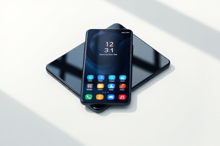 A split-screen image showing a Samsung Galaxy phone with One UI 8.5 interface in three different languages (English, Japanese