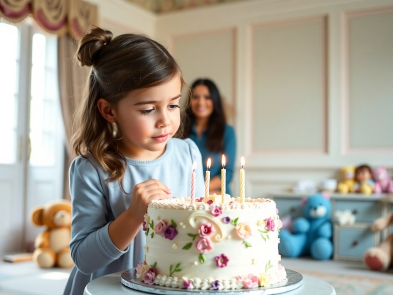 A heartwarming photo of Princess Lilibet on her fifth birthday, surrounded by family in a sunny Montecito backyard, with ball