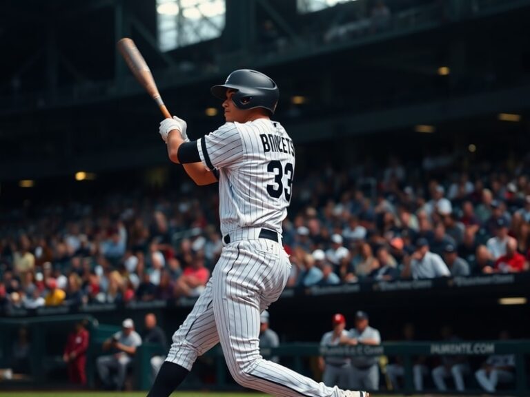 A dynamic shot of Guaranteed Rate Field during a White Sox game, showcasing the team's logo, players in action, and a packed
