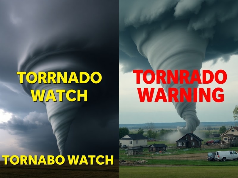 tornado watch vs warning