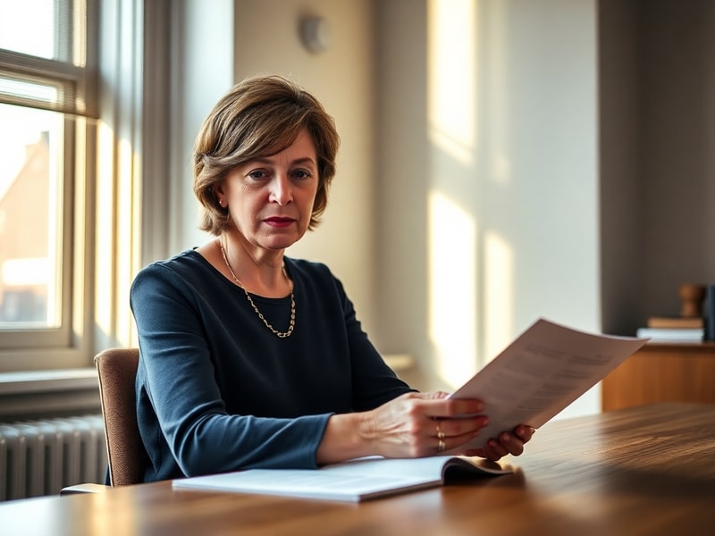 A professional portrait of Baroness Beeban Kidron speaking at a conference, with a blurred audience in the background. She is