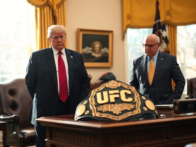 trump ufc white house