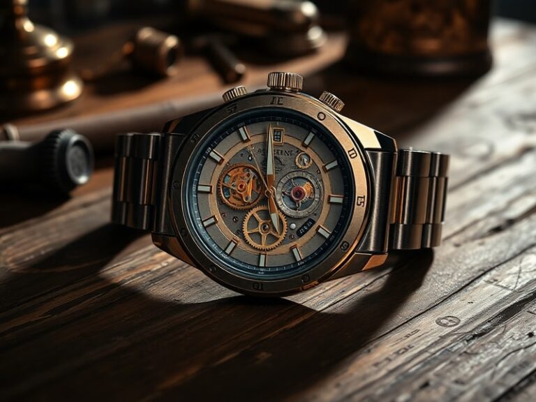 A sleek, close-up shot of a Fullmetal Alchemist Seiko watch on a wrist, showcasing its engraved dial with Philosopher’s Stone