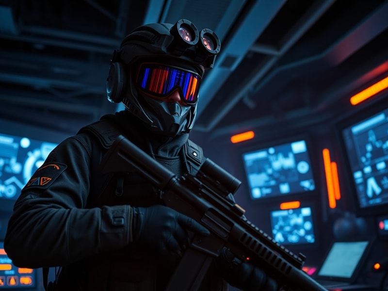 A split-screen image showing the original Black Ops 2 gameplay on a vintage CRT monitor on one side, and the PS5 remaster on