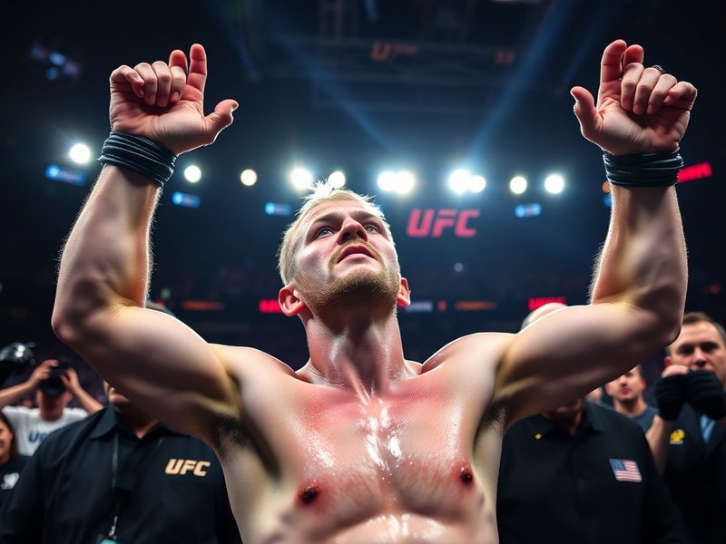A split-image visual showing Justin Gaethje mid-fight at UFC 250 on one side, and a close-up of a doctor examining a fighter