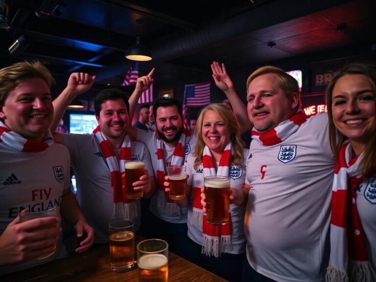england fans in dallas