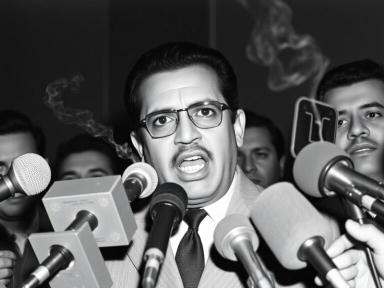 A black-and-white photograph of Oscar Collazo and fellow nationalists in 1954, moments after their attack on the U.S. Capitol