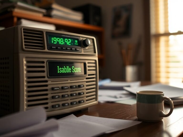 A split-screen image: on one side, a smartphone displaying a voicemail interface with a glowing microphone icon; on the other