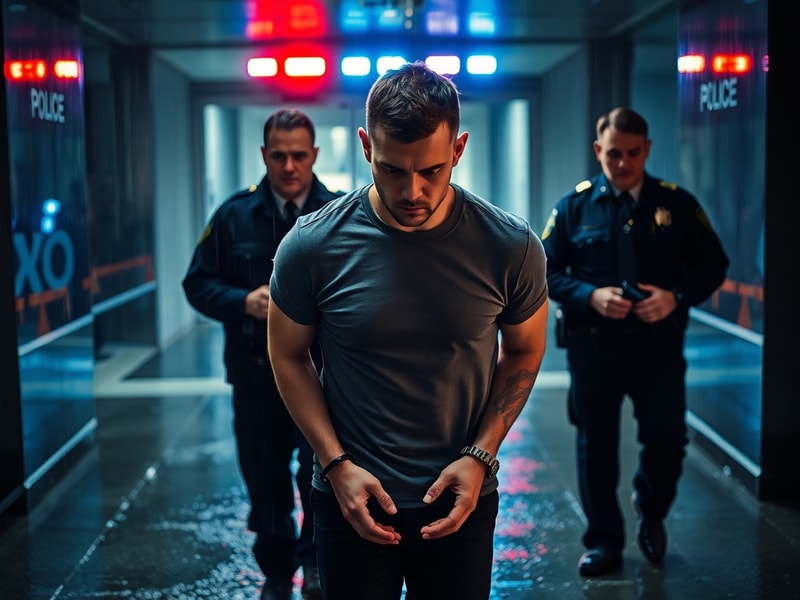 A somber portrait of Dustin Poirier in a neutral setting, such as a locker room or press conference backdrop, with blurred fo