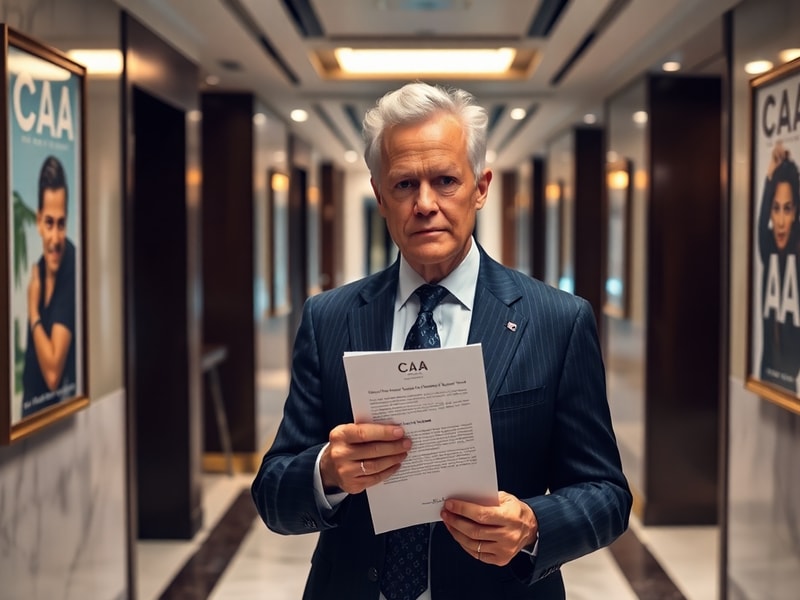 A split-screen image: on the left, Scott Pelley in his CBS News anchor chair delivering the evening broadcast; on the right,