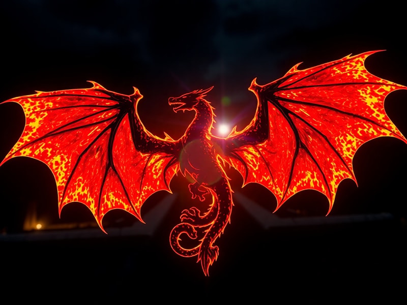 A dramatic promotional image of a dragon soaring over King’s Landing at dusk, with the HBO and Max logos visible in the top c