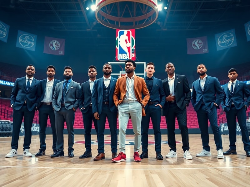 A split-screen collage of Kawhi Leonard, LeBron James, and Kevin Durant in action, each wearing their respective 2024-25 jers